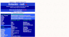 Desktop Screenshot of botanikk.no